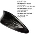 For 1 3 4 5 7 Series Car Antenna Cover Carbon Fiber Abs for M2 M3 M4