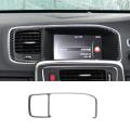 Center Console Navigation Cover Trim for Volvo S60 V60 10-18 Rhd
