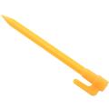 10pcs Camping Tools Plastic Tent Pegs Nails Sand Ground Yellow