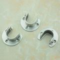 Stainless Steel Closet Bracket, U-shaped Socket , Shower Curtain Rod