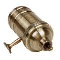 3x E26/e27 Edison Brass Copper Lamp Holder Socket Antique Brass