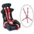 Simulated Driver Seat Belt for 1/10 Rc Crawler Car Axial Scx10,red