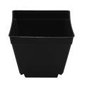 30 Pack 4 Inch Black Square Plastic Plant Pots,seedling Nursery