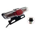 Electric Bike 36v/48v Taillight with Turn Signal Rear Rack Lamp