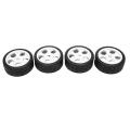 4pcs Rc Buggy Off Flat Run Tires 100mm Rubber for 1/8 Rc Car White