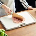 Japanese Style Thick Cutting Board with Handle Non-slip Cutting C