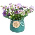 Nordic Cineraria Simulation Flower Potted Decoration , Green
