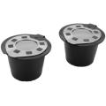 6 Pcs Reusable Refillable Refill Coffee Capsule Pod Filter Baskets