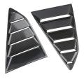 Rear Side Window Air Vent Louvers for 2017-2021 Chevy Camaro, Abs