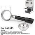Bottomless Portafilter for Gaggia 58mm with Filter Basket