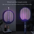 3000v Electric Insect Racket Swatter Zapper Rechargeable Green