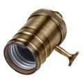 3x E26/e27 Edison Brass Copper Lamp Holder Socket Antique Brass