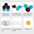 Buffing Pad Kit for Polisher,polishing Pad for Small Areas Polishing