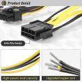 8 Pin Pcie Splitter to Dual 8 Pin (6+2) Graphics Card Pcie Power