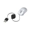 Usb Wired Mouse Cable Tiny Small Mouse for Windows 98(silver)