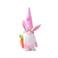 Easter Faceless Gnome Rabbit Doll for Spring Party Decor for Home-b