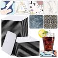 60 Pcs Square Sublimation Blank Cup Mat Blank Coasters Heat Transfer