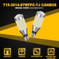 2pcs Car Reverse Light Bulbs T15 3014 Chips 87smd W16w 921 Error Free