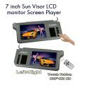 7 Inch Car Sunvisor Interior Rear View Screen (left) Sun Visor
