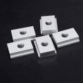 6pcs M8 T-track Slider Aluminum Alloy for Profile Woodworking Tool