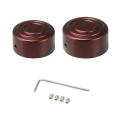 Motorcycle Rear Axle Nut Covers Aluminum Cap Red