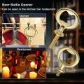 7 Pcs Stainless Steel Flat Bottle Opener Inserts Kit for Wine Party