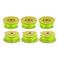 6pack Ac80rl3 Spool Line for Ryobi One Plus 18v 24v 40v Trimmers