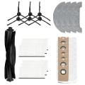 27pcs Main Rolling Side Brushes Filters Dust Bags Rags for Viomi S9