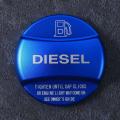 Aluminum Alloy Fuel Tank Cap Cover Trim for Bmw X1(blue Diesel)