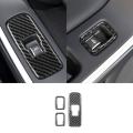 Carbon Fiber Interior Window Lift Button Cover for Volvo V60 S60