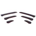 6pcs Car Front Fog Light Eyebrow Strip Cover for Id.4x Id4x 2022