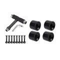 8pcs Bolts Set Portable Skateboard T Accessory with Wrench
