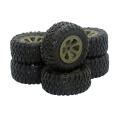 6pcs Fy004-15 33mm Width Rc Car Tires Tyre Wheel Upgrades Accessories