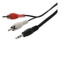 1.5m Trs to Rca Stereo Audio Cable - 3.5mm to L/r