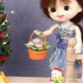 1:12 Dollhouse Miniature Accessories Flowers Basket Mini Fruit Basket