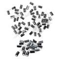 20 Pcs 1000uf 25v 105c Radial Electrolytic Capacitors Black 10x17mm