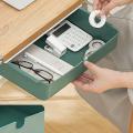 Hidden Drawer Storage Box Under The Desk Multifunctional (white)