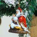 Happy New Year Christmas Ornaments Xmas Gift Resin Crafts Santa Claus