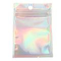 200 Pieces Resealable Smell Proof Bags(holographic Color,2.75x4 Inch)