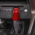 Carbon Fiber Car Gear Shift Knob Cover Trim for Lexus Nx Nx200t,black