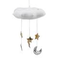 Cloud Hanging Decoration Floating Cloud Pendant with Moon Stars
