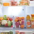 3pcs Plastic Storage Bins Clear for Kitchen Fridge, Food,snack Pantry