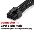 8 Pin (4+4) Male Eps-12v Motherboard Power Adapter Cable (60cm)