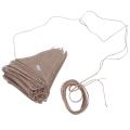 10m 48 Flags Jute Rustic Hessian Burlap Flag Party Wedding Decor