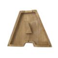 Wooden Piggy Bank Personalized Letters Coin Bank Wooden Money Box - A