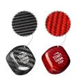 Carbon Fiber Car Engine Start Stop Button Cover for Volvo S60 (red)