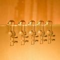 2.1 Inch Valance Clips Window Blind Clips Clear Plastic (20 Pieces)