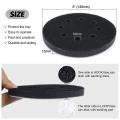 8 Hole Silicon Carbide Sandpaper with Pad for Sanding Grinder