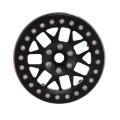 4pcs Metal Beadlock 2.2 Wheel Hub Wheel Rims for 1/10 Rc Car,black