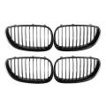 Front Kidney Grilles for Bmw E60 E61 5 Series 2003-2009(gloss Black )